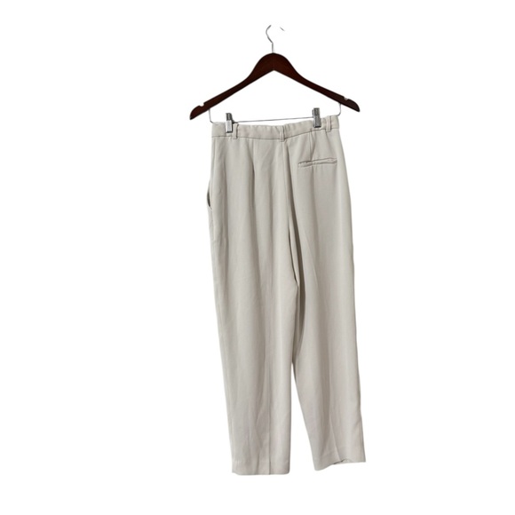 ARITZIA Wilfred Carrot Birch High Rise Pleated Pants Trousers - Picture 4 of 9
